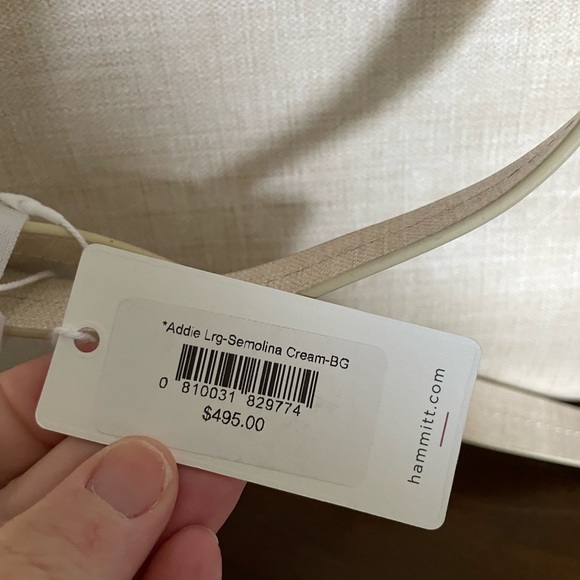 Hammitt Addie Large Seminola Cream Leather NEW WITH TAGS - Picture 2 of 4